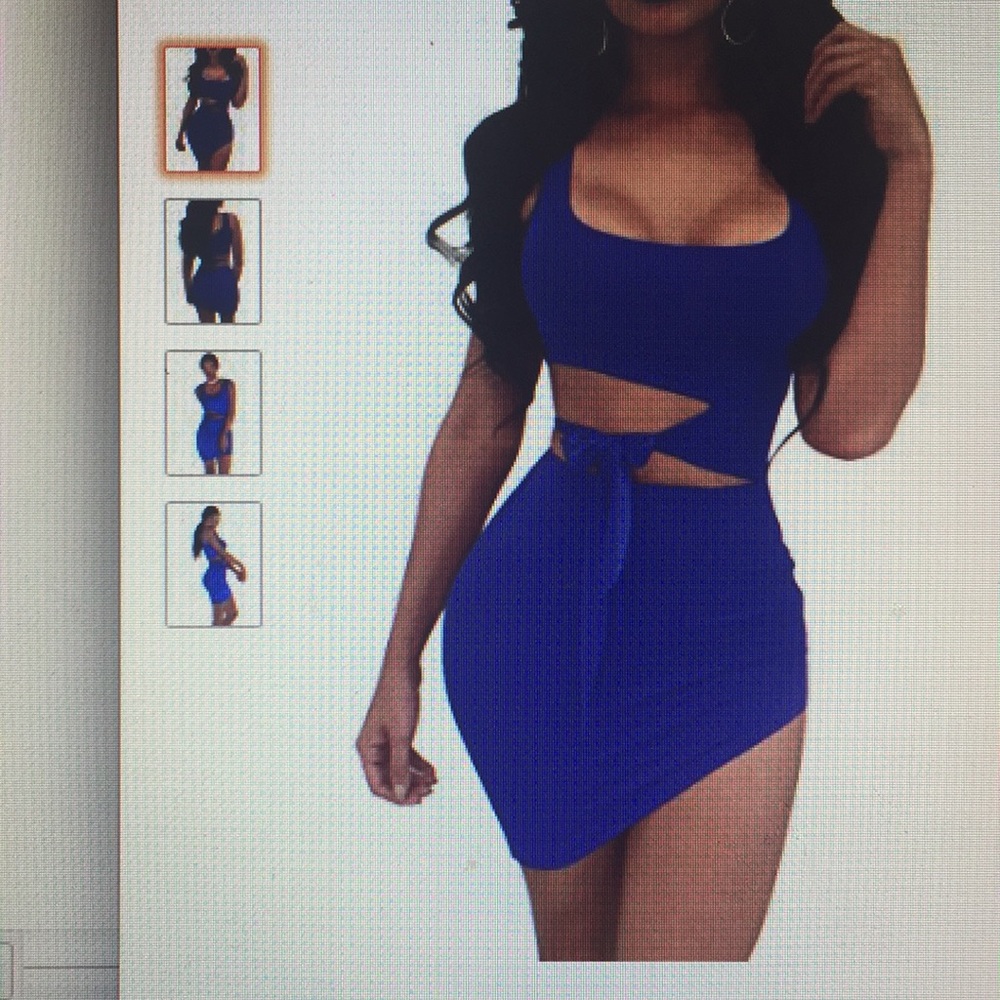 Tie up dress
